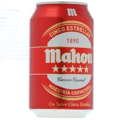 CERVEZA MAHOU 5 ESTRELLAS 33cl image number