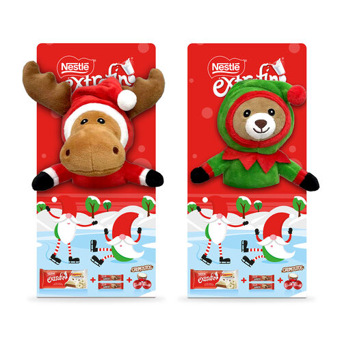 Chocolate con leche con relleno cremoso+peluche Extrafino NESTL&Eacute; 160g image number