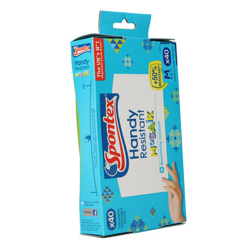 GUANTE SPONTEX TRIPLE CAPA TALLA MEDIANA 2uds image number