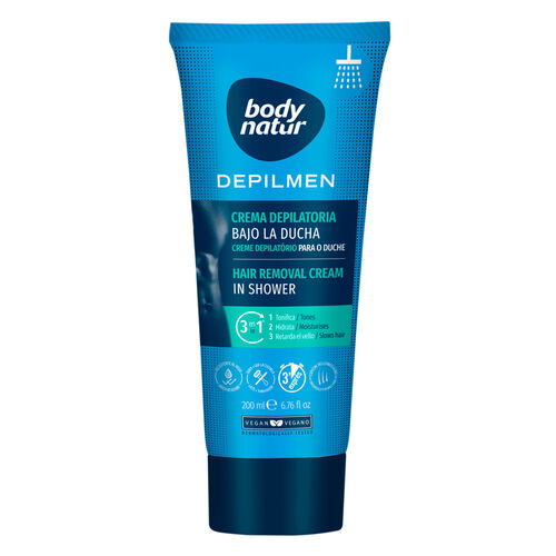 Gel ducha depilatorio masculino 200ml image number