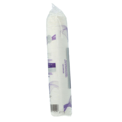 DISCOS DESMAQUILLANTES ALGODON CROWE 120uds image number