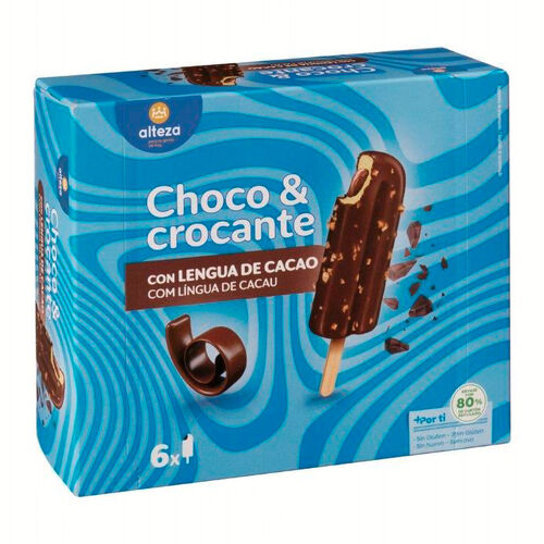 HELADO BOMBON CHOCOLATE CROCANTE ALTEZA 6x90ml image number