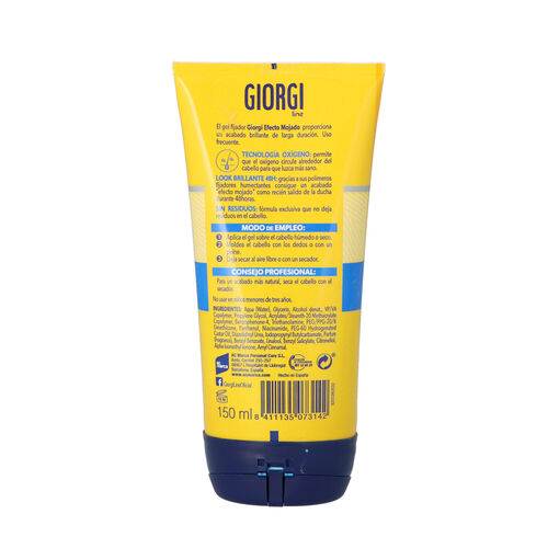 GEL FIJADOR PARA CABELLO EFECTO MOJADO GIORGI 150ml image number