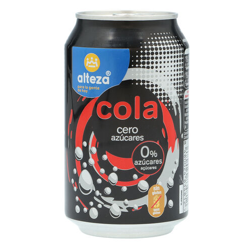 Refresco cola cero ALTEZA lata 33cl image number