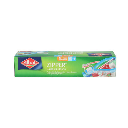 Bolsa multiusos zipper ALBAL medianas 1L 12 bolsas image number