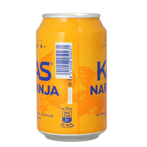KAS NARANJA LATA 330ML image number