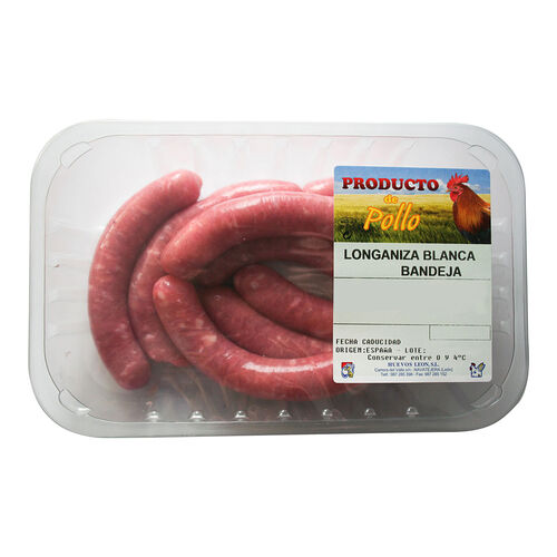 LONGANIZA BLCA 100% POLLO BDJA ATM, KG image number