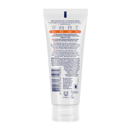 Desodorante crema all over body Fresh citrus REXONA 75ml image number