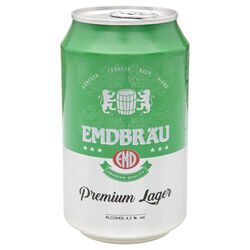 CERVEZA EMDBRAU LATA 33cl