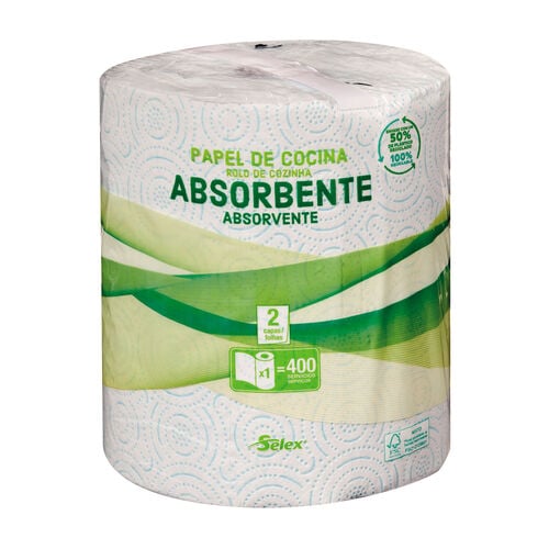 Rollo de papel de cocina absorbente SELEX 90m image number