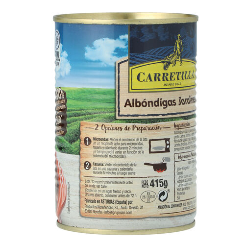 ALBONDIGAS CARRETILLA JARDINERA 415g image number