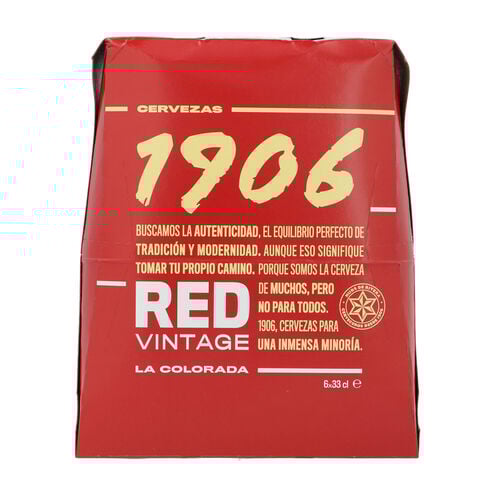 CERVEZA 1906 RED VINTAGE 33cl PACK 6 BOTELLAS image number
