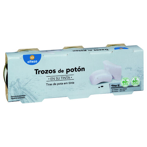 Trozos de pot&oacute;n en su tinta ALTEZA 3x80g image number
