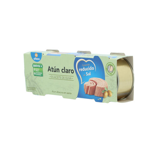 At&uacute;n claro ALTEZA oliva bajo en sal pack 3x65g image number