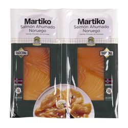 Salm&oacute;n ahumado Tradicional MARTIKO 2x50g