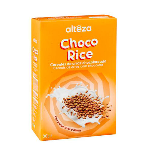 Cereales de arroz chocolateado Choco Rice ALTEZA 500g image number