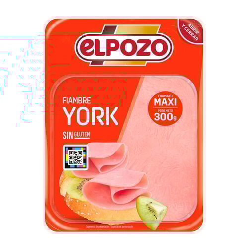 Fiambre York ELPOZO 300g+50g image number