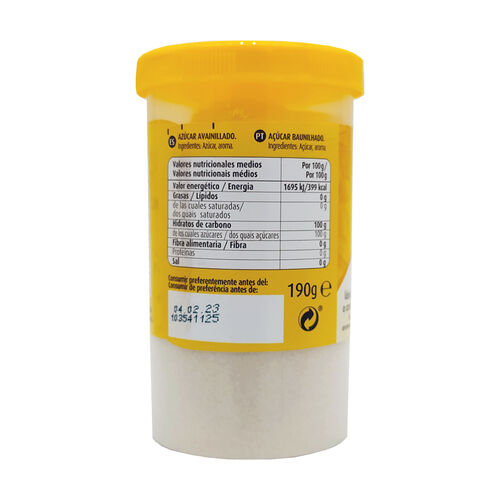 BOTE AZUCAR VAINILLA VAHINIE 190g image number