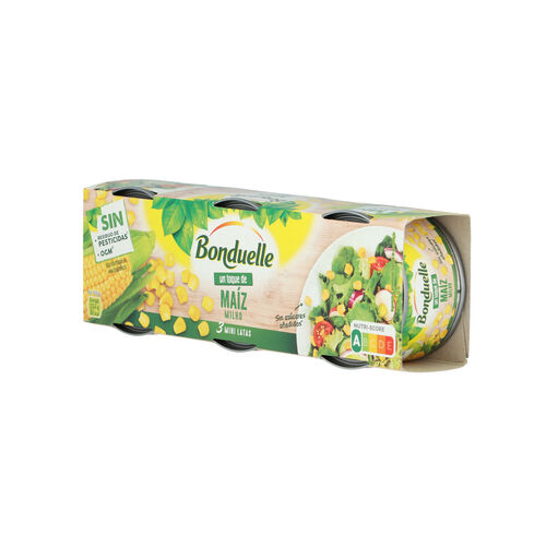 MAIZ BONDUELLE TOQUE PACK 3x75g image number