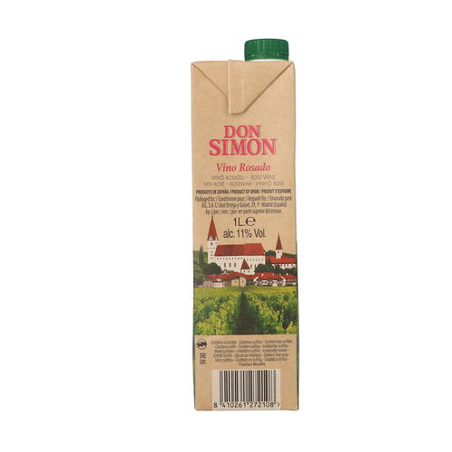 Vino rosado DON SIMON brik 1L image number