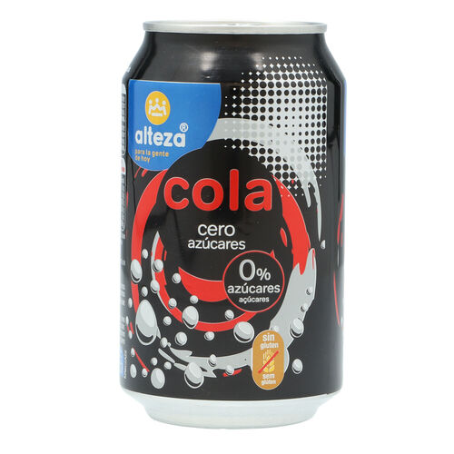 Refresco cola cero ALTEZA lata 33cl image number