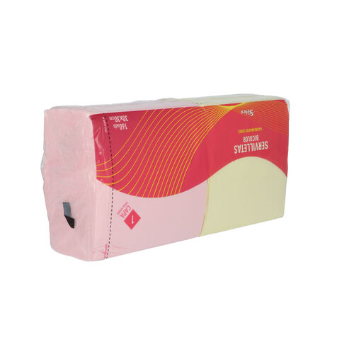 SERVILLETA PAPEL SELEX COLOR 30X30 PAQUETE 160 uds image number