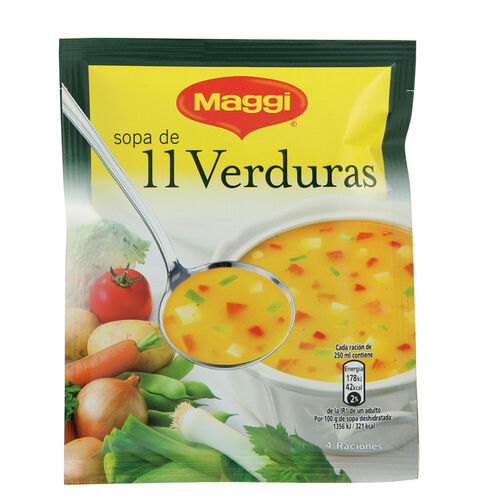 SOPA MAGGI 11 VERDURAS SOBRE image number