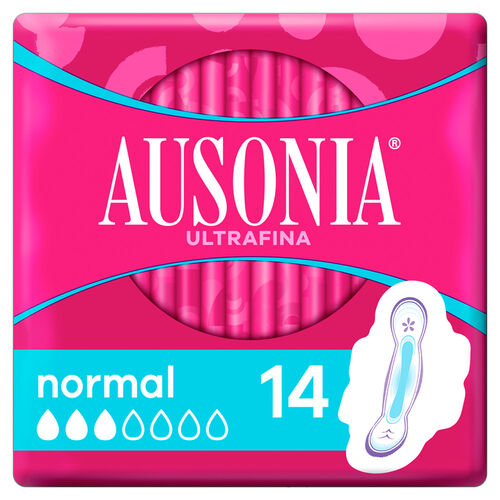 COMPRESA AUSONIA AIR DRY ALAS 14uds image number