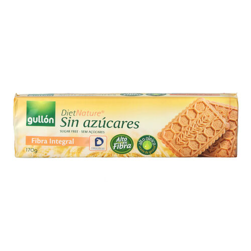 GALLETAS CON FIBRA ZERO GULLON 170g image number