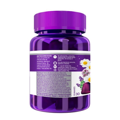 Gominolas de melatonina Sue&ntilde;o Forte ZZZQUIL 30uds image number