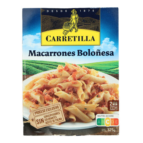 Macarrones bolo&ntilde;esa CARRETILLA 325g image number