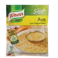 Sopa ave fideos KNORR sobre