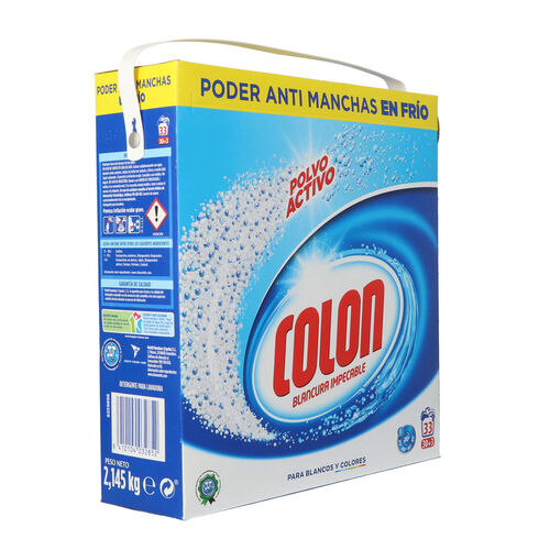 DETERGENTE EN POLVO COLON 30+3 CACITOS image number