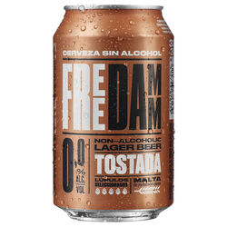 CERVEZA FREE DAMM TOSTADA LATA 33cl