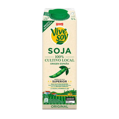 Bebida de soja VIVESOY 1L image number