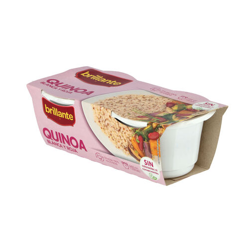 BRILLANTE quinoa blanca y roja pack 2x125g image number