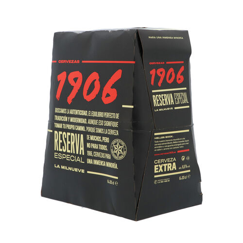 CERVEZA RESERVA 1906 6X33cl image number