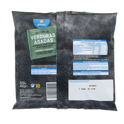 Salteado de verdura asada congelado ALTEZA 400g image number