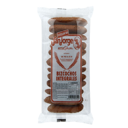 BIZCOCHO INTEGRAL SAN JORGE 250g image number