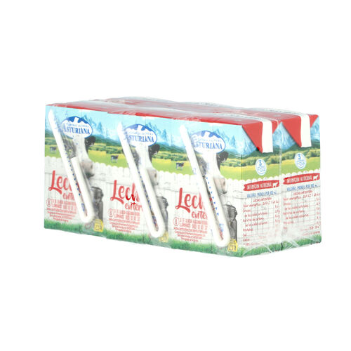 Leche entera ASTURIANA 6x200ml image number