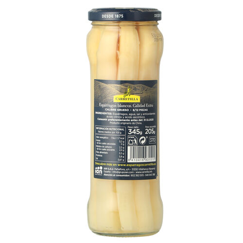 ESPARRAGOS CARRETILLA 8/12 345g image number