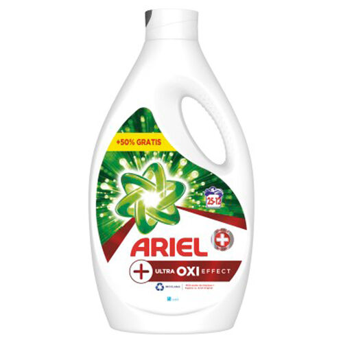 DETERGENTE ARIEL LIQUIDO PODER QUITAMANCHAS 24 LAVADOS image number