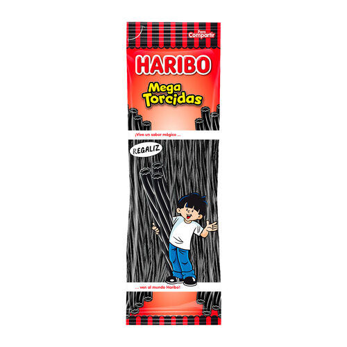 Mega Torcidas sabor regaliz HARIBO 200g image number