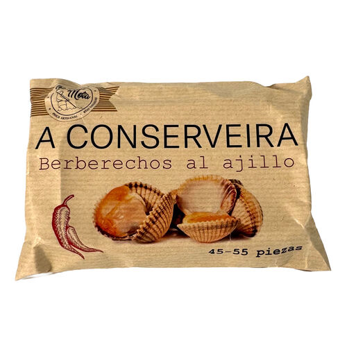Berberechos al ajillo A CONSERVEIRA 120g image number