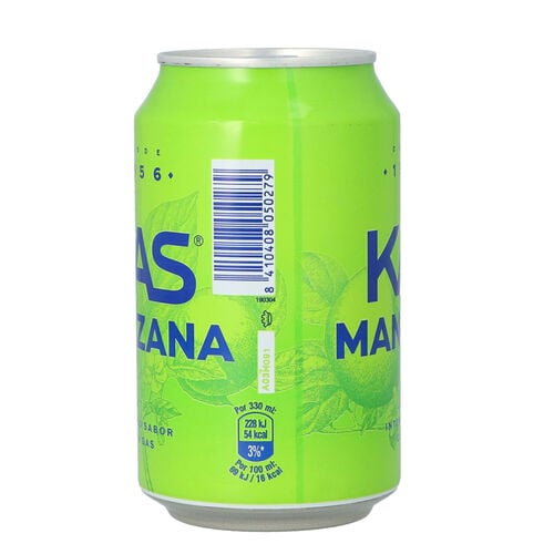 REFRESCO MANZANA KAS LATA 33cl image number