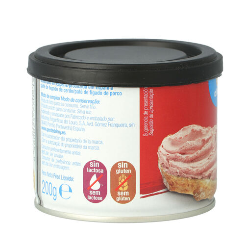 Pat&eacute; ALTEZA higado cerdo 200g image number