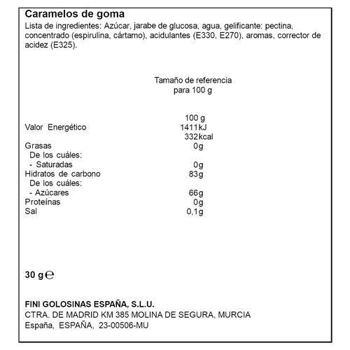 Gominolas Uvas de la Suerte FINI 12uds 30g image number