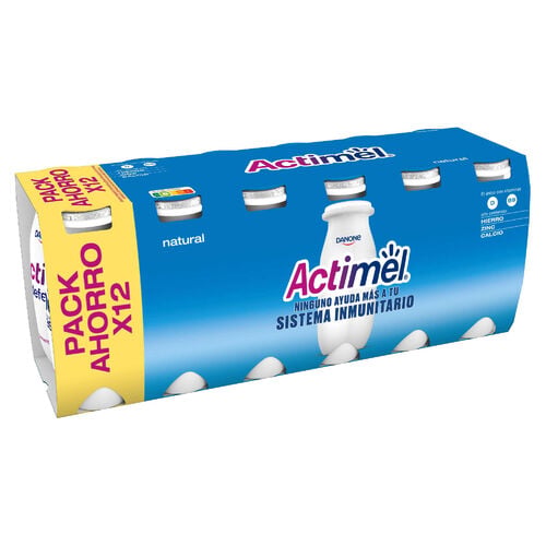 Bebida l&aacute;ctea Natural ACTIMEL 12x100ml image number