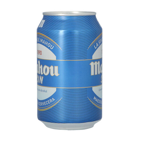 Cerveza MAHOU sin lata 33cl image number