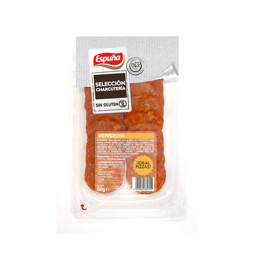 Pepperoni en lonchas ESPU&Ntilde;A 60g image number